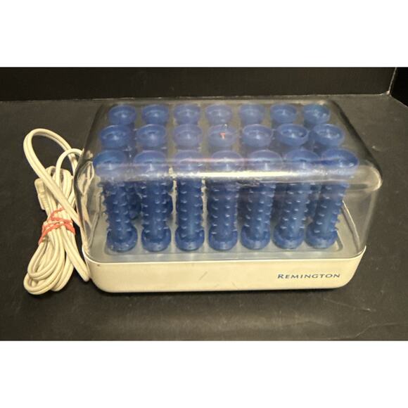 Remington Tight Curls 21 Hot Rollers Curlers H-21SP Wax Core Tested No Clips - Picture 1 of 9